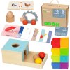 tooky toy box pudelko xxl montessori edukacyjne 6w1 sensoryczne 7 8 mies