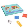 TOOKY TOY Magnetické puzzle Montessori Logické puzzle Tetris Noemova archa 26 ks.