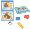 TOOKY TOY Magnetické puzzle Montessori Logické puzzle Tetris Noemova archa 26 ks.