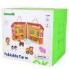Přenosná stodola s farmářkou a zvířaty Tooky
