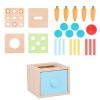 Dřevěná Montessori vkládačka učení barev 4v1 Tooky
