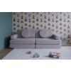 aRozkládací dětská pěnová pohovka a bunker SHAPPY PLAY SOFA ORIGINAL více barevShappy Play Sofa Ultra Plush Light Grey