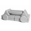 aRozkládací dětská pěnová pohovka a bunker SHAPPY PLAY SOFA ORIGINAL více barevShappy Play Sofa Ultra Plush Light Grey
