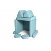 aRozkládací dětská pěnová pohovka a bunker SHAPPY PLAY SOFA ORIGINAL více barevShappy Play Sofa Ultra Plush Sky Blue