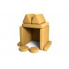 Rozkládací dětská pěnová pohovka a bunker SHAPPY PLAY SOFA ORIGINAL více barev