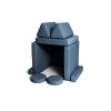 Rozkládací dětská pěnová pohovka a bunker SHAPPY PLAY SOFA ORIGINAL více barev