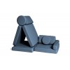 Shappy Play Sofa Ultra Plush Navy Blue