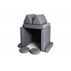 Rozkládací dětská pěnová pohovka a bunker SHAPPY PLAY SOFA ORIGINAL více barev