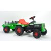 INJUSA Basic 6V bateriový traktor + přívěs