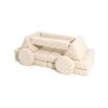 Rozkládací dětská pěnová pohovka a bunker SHAPPY PLAY SOFA PURE CORDUROY WAFFLE více barev