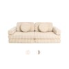 Rozkládací dětská pěnová pohovka a bunker SHAPPY PLAY SOFA PURE CORDUROY WAFFLE více barev