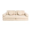 Rozkládací dětská pěnová pohovka a bunker SHAPPY PLAY SOFA PURE CORDUROY WAFFLE více barev