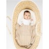 beige knitted baby blanket 100 cotton cm (9)