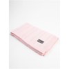 pink knitted baby blanket 100 cotton cm