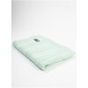 turquoise knitted baby blanket 100 cotton cm (7)