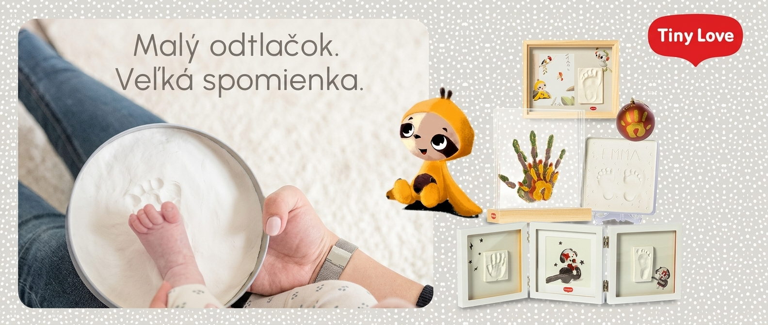 Tiny Love | Pamiatka | odtlacok | deti