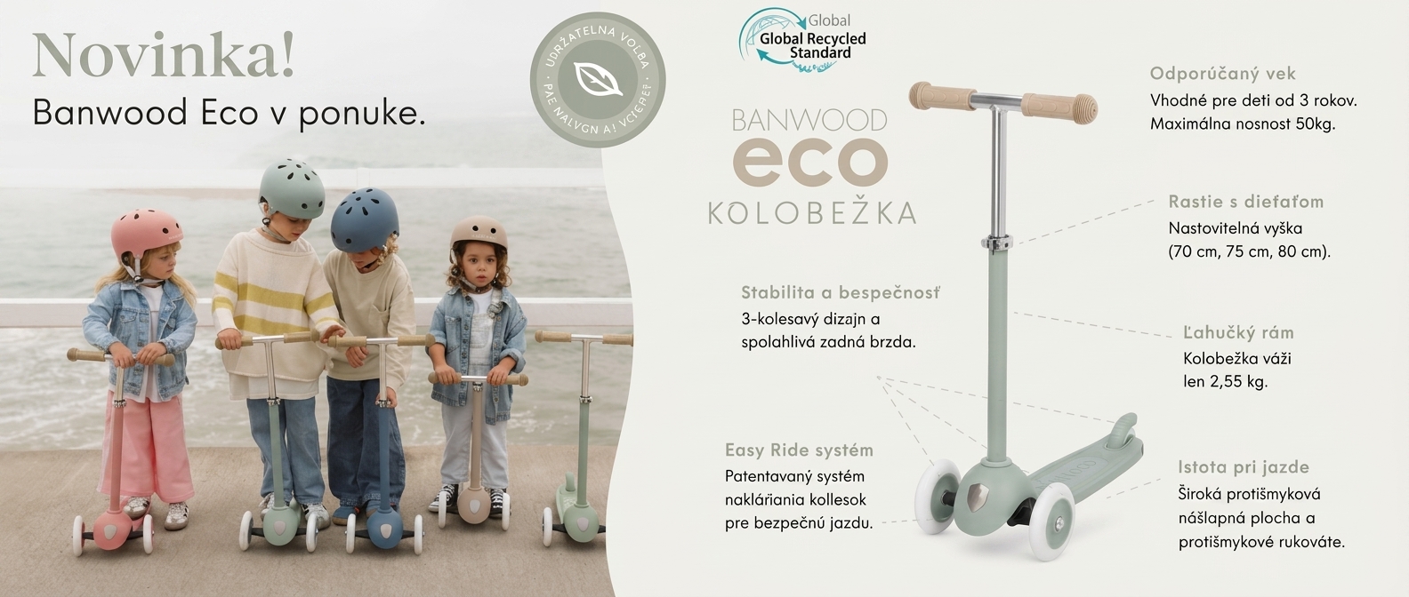 Banwood | Kolobezka | Eco-friendy, Easy ride