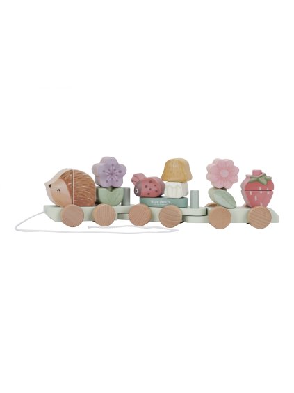 Vláčik drevený ježko Fairy Garden