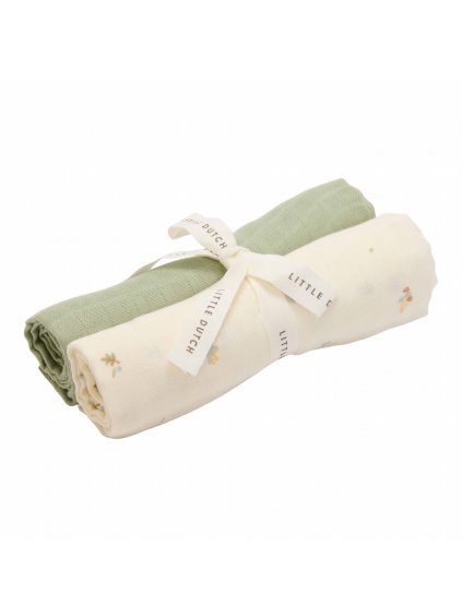 Plienky 70x70cm Forest Treasures & Sage 2 ks