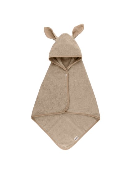 BIBS Kangaroo osuška s kapucňou z BIO bavlny