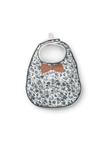 7333222023636 30400205881NA Baby Bib Garden Leo Toile Bow PP