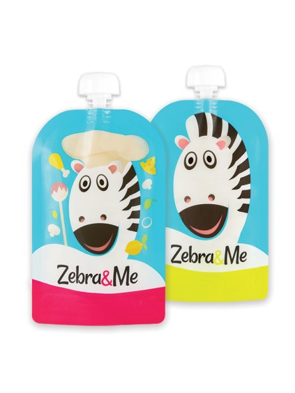 Zebra&Me KAPSIČKY NA OPAKOVANÉ POUŽITIE Kuchár + zebra 2 ks