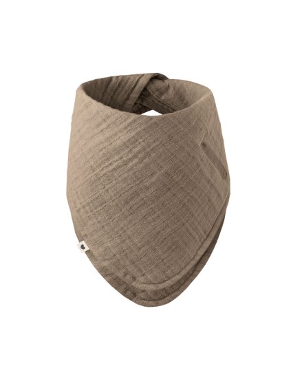 BIBS Bandana mušelínový slintáčik z BIO bavlny - Dark Oak