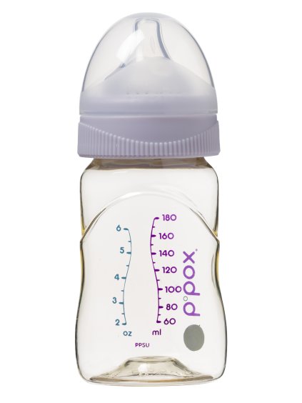 B. BOX Antikoliková dojčenska  fľaša 180ml - Ružová
