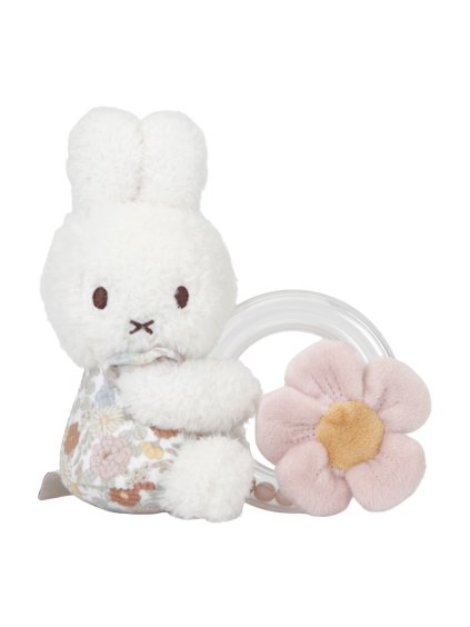 LITTLE DUTCH HRKÁLKA S KORÁLKAMI KRÁLIČEK MIFFY VINTAGE KVETY