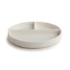 Mushie silikonovy tanier s prisavkou Ivory MSP20013 810052464251 II