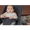BABYBJORN Lehátko BabyBjörn Bouncer Bliss Anthracite Classic Woven + hračka očička Googly Eyes
