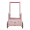 Auto vozík drevené Pink