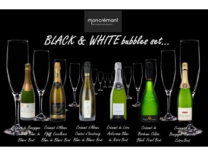 Blanc de Noirs & Blanc de Blancs bublinkový set