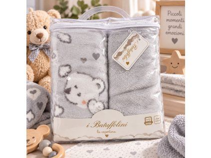 🧸 Dětský set i Batuffolini – 2 hebké dečky