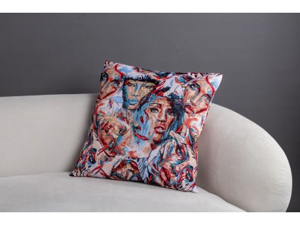 Gobelínový polštář Face II