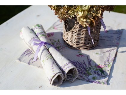 Prostírání "Levandulová romance" 2ks