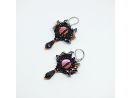 saouron náušnice fiolové