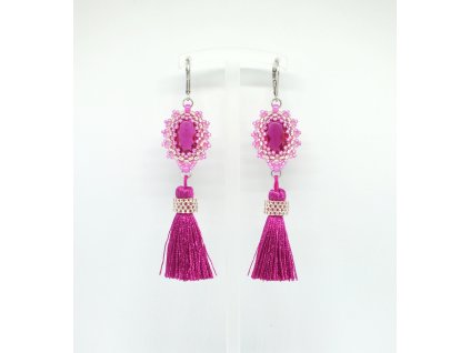 fuchsia tassel