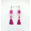 fuchsia tassel