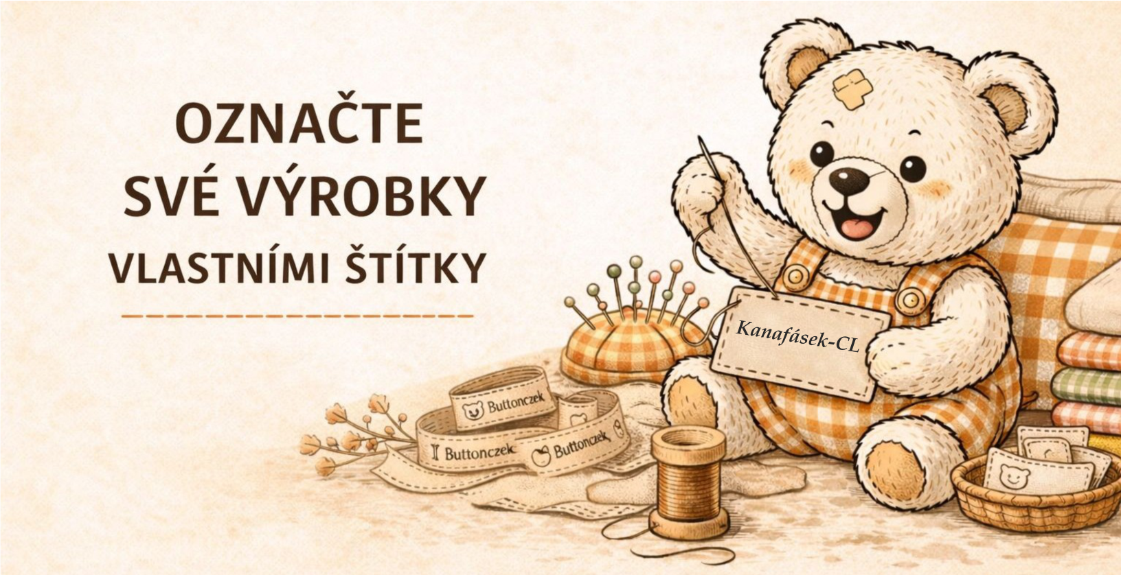 Výroba textilnít štítků a etiket