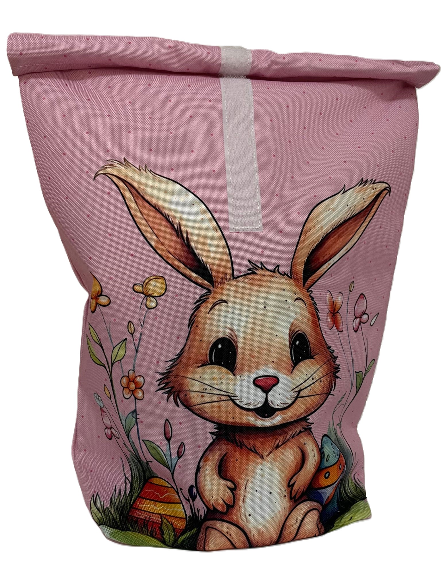Velký velikonoční pytlík: Růžový králíček růžový