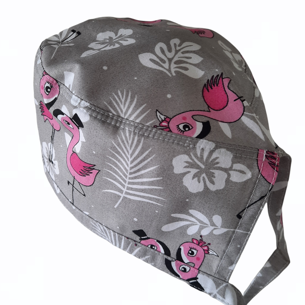 Zavazovací čepice Plameňák