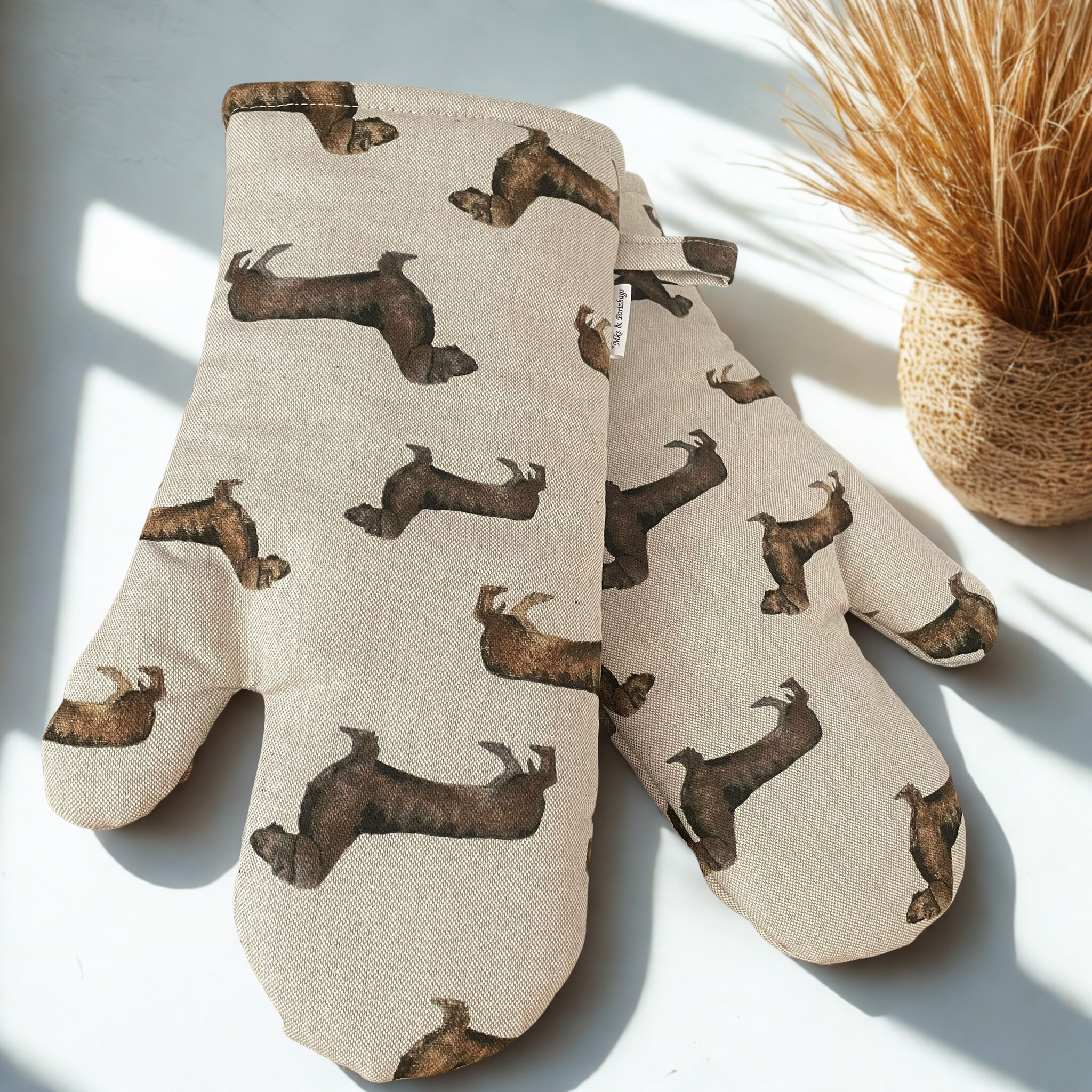 Chňapka dlouhá maxi-Jezevčík hnědý