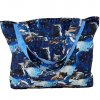 Dámská velká taška : modrá koťata