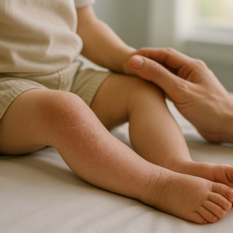 Dětské ekzémy během zimy: Proč se v zimě zhoršují a jak o ně pečovat?