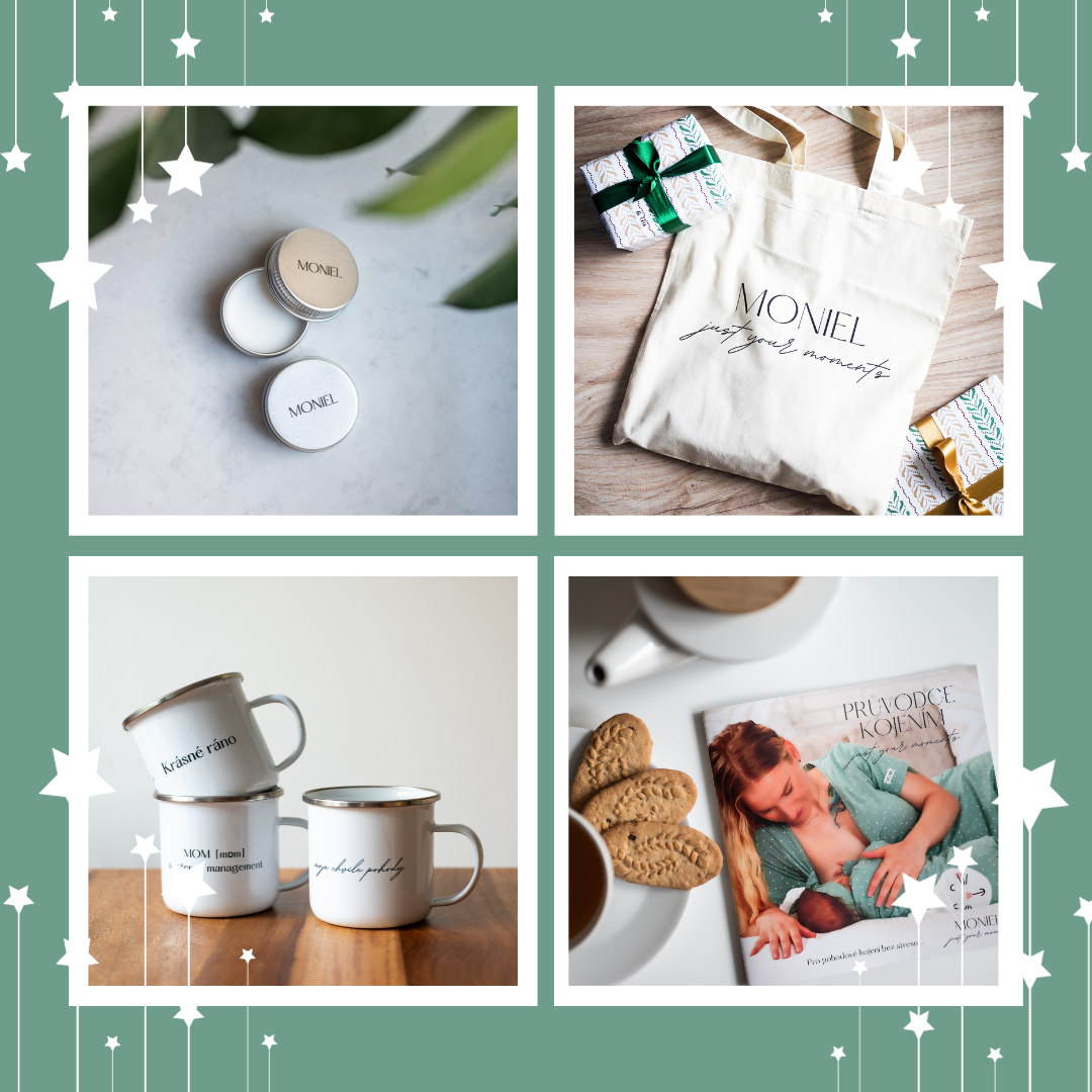 Moniel rozdává dárky