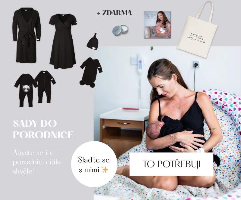 Soupravy do porodnice Moniel