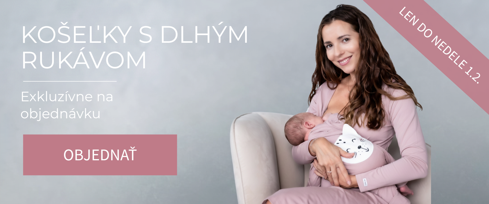 Ikonické dojčiace košieľky Moniel teraz s dlhým rukávom. ✅