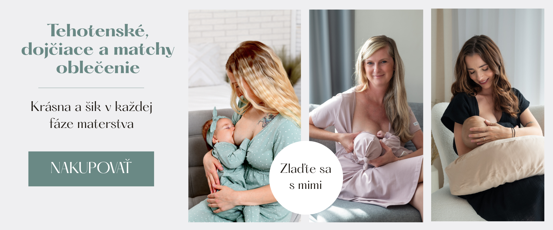 Krásne, pohodlné a udržateľné – také je tehotenské a dojčiace oblečenie pre mamičky Moniel. ✅