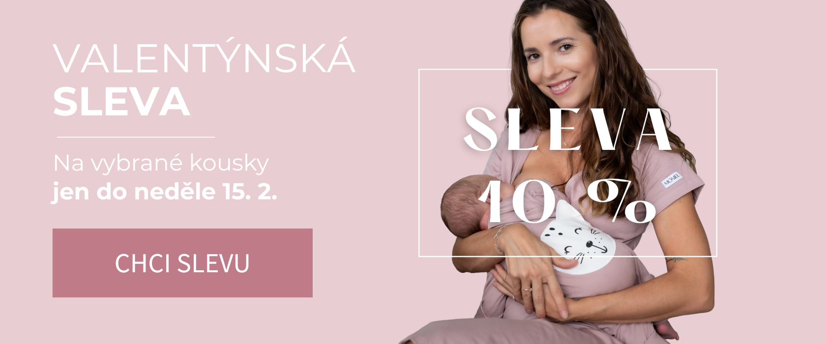 Valentýnská sleva 10 % na vybrané kousky Moniel ❤️